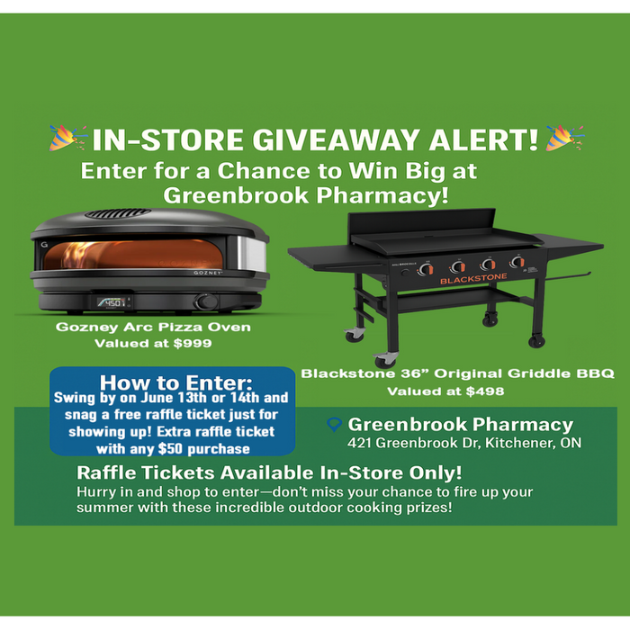 In-Store Giveaway Alert: Win a Gozney Pizza Oven or Blackstone Griddle!