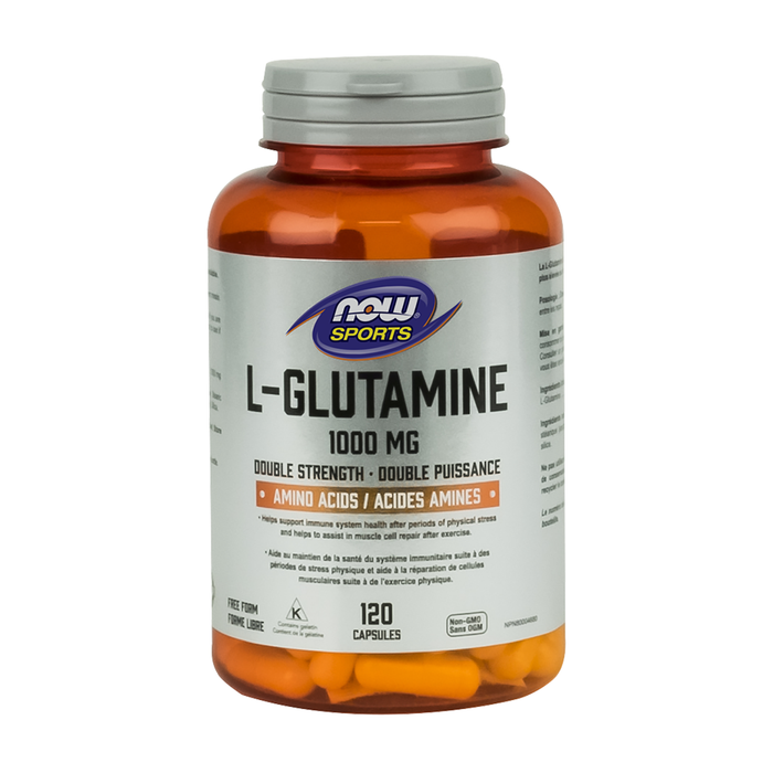 NOW Sports | Double Strength L-Glutamine 1000mg Capsules