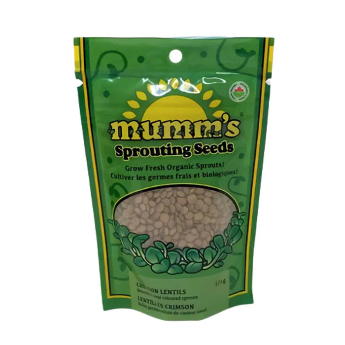 Mumm's Sprouting Seeds | Organic Crimson Lentils