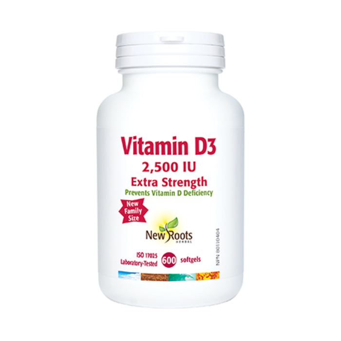New Roots | Vitamin D 2500IU Softgels