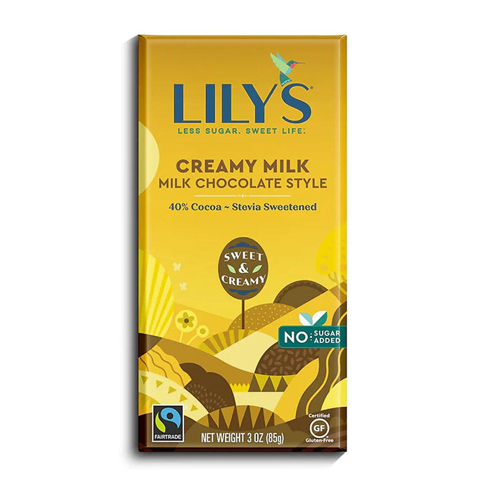 Lily's | Creamy Sugar Free Milk Chocolate Bar