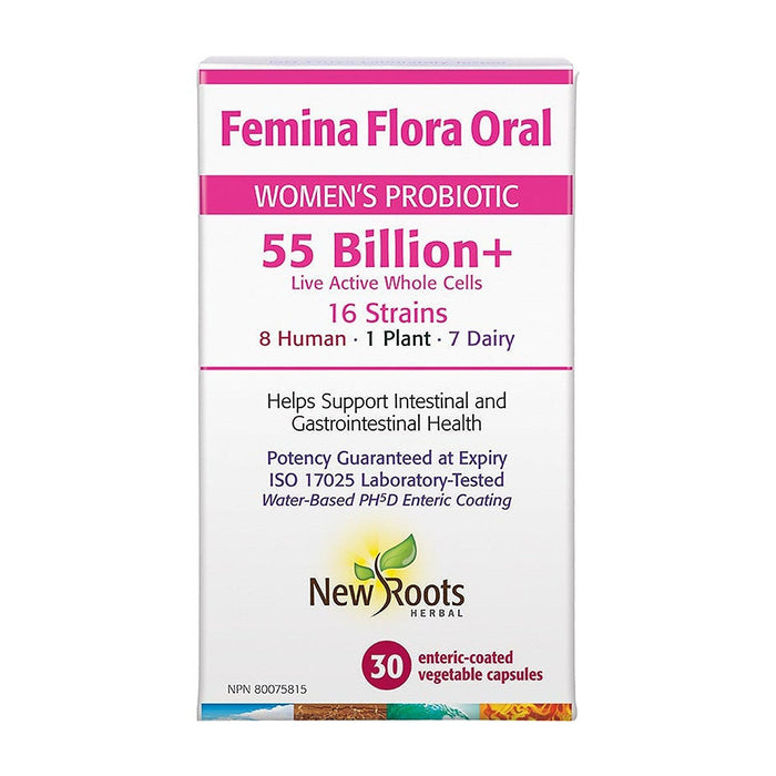 New Roots | Femina Flora Oral Probiotic Vegetarian Capsules