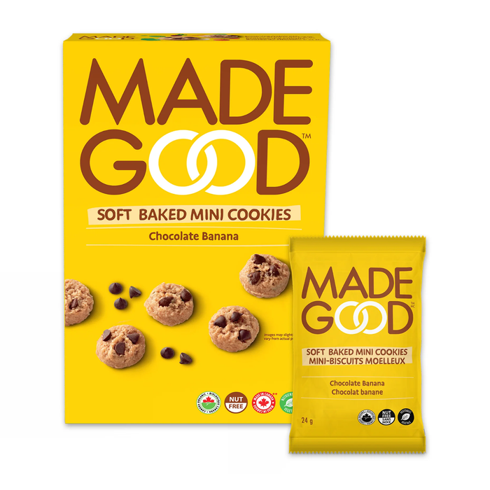 Made Good | Soft Baked Chocolate Banana Mini Cookies