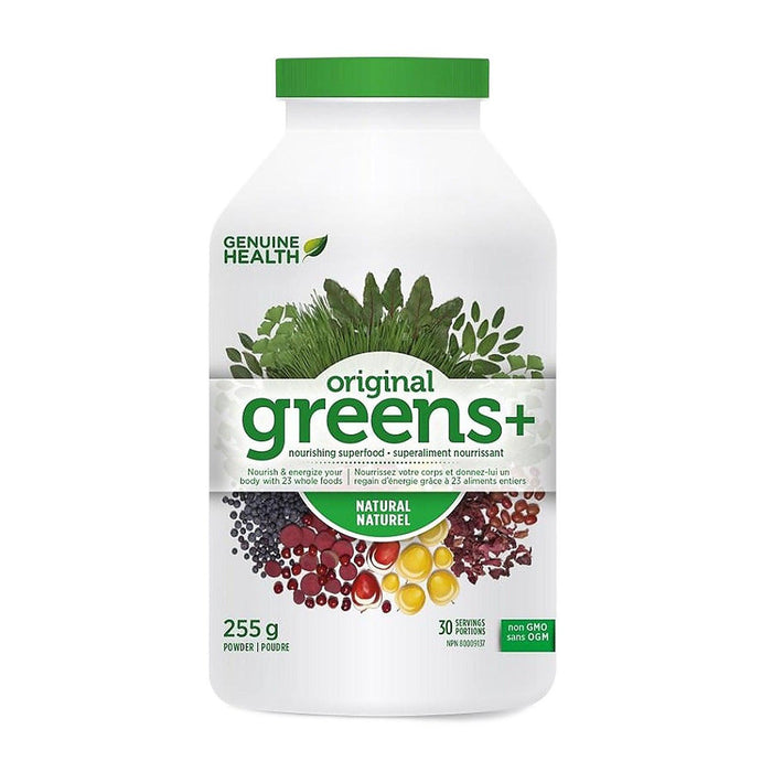 Genuine Health | Greens+ Original Unsweetened Natural Flavour Powder 208g