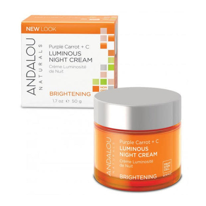 Andalou Naturals | Brightening Purple Carrot+C Luminous Night Cream
