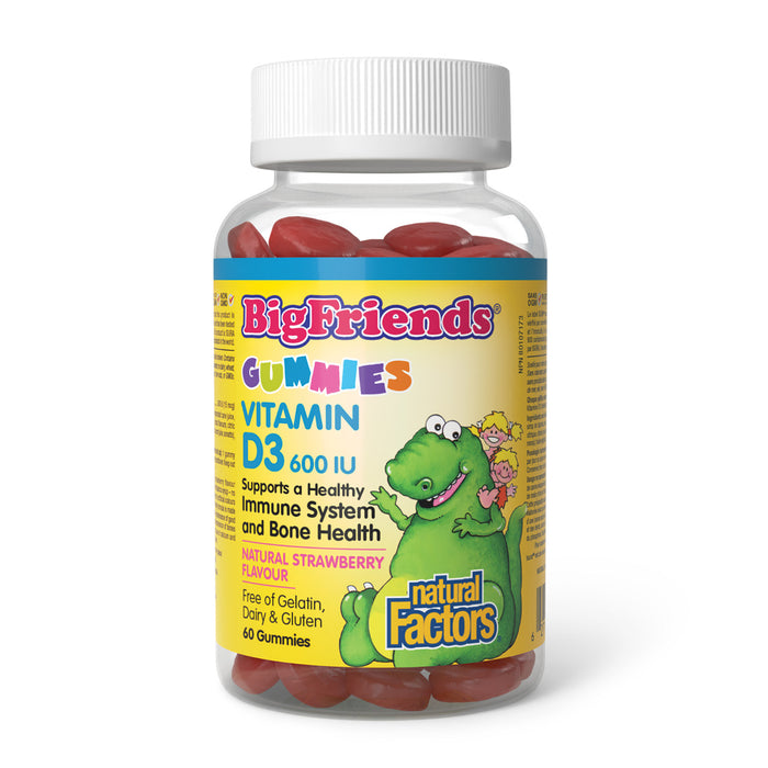 Natural Factors | Big Friends 600IU Vitamin D Gummies