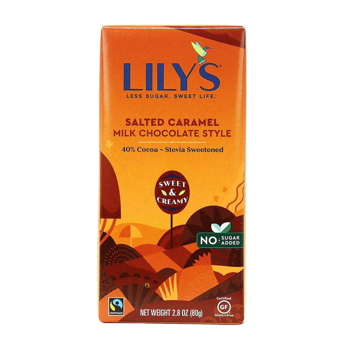 Lily's | Salted Caramel Sugar Free Milk Chocolate Bar