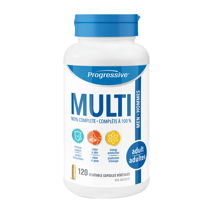 Progressive | Adult Men Multivitamin Vegetarian Capsules 120's