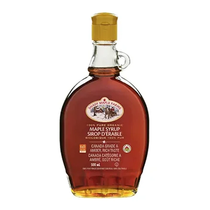 Shady Maple Farms |  Organic Amber Rich Taste Maple Syrup