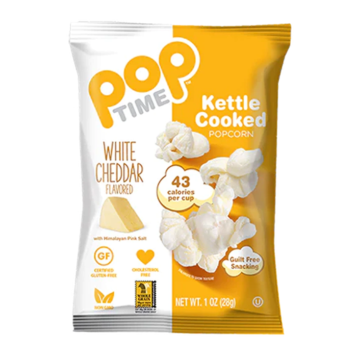 Poptime | White Cheddar Popcorn