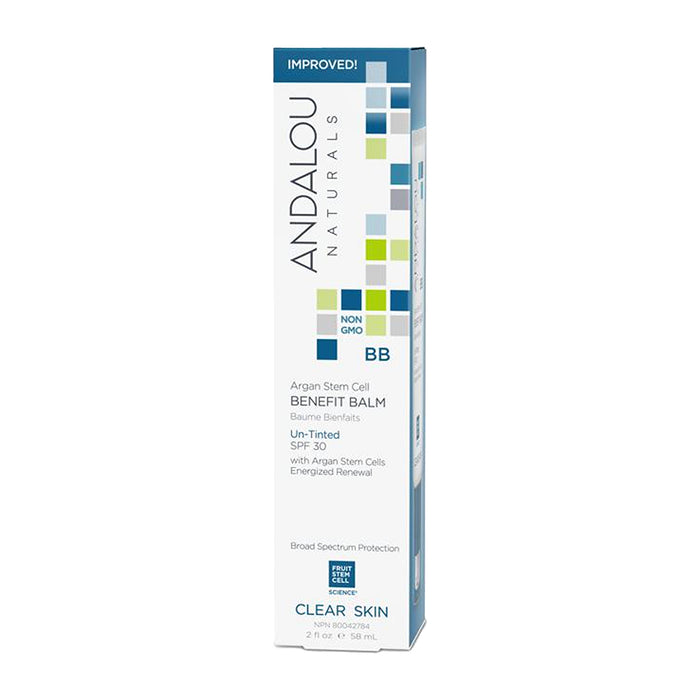 Andalou Naturals | Clear Skin Un-Tinted BB Benefit Balm SPF 30