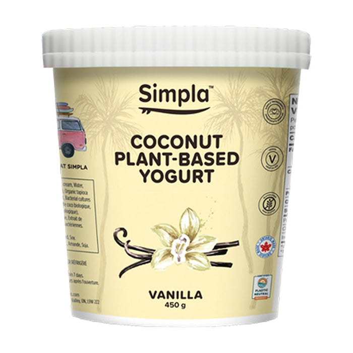 Simpla | Vanilla Flavour Coconut Plant-Based Yogurt