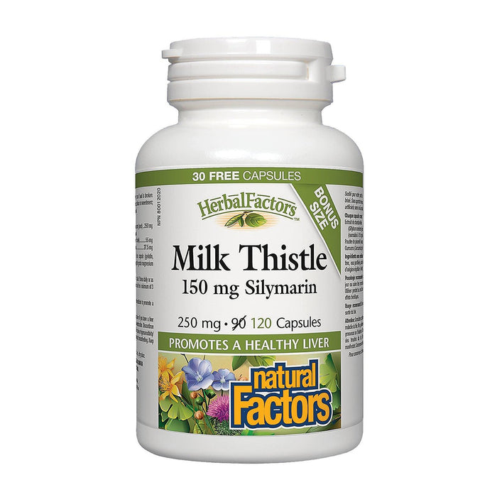 Natural Factors | Milk Thistle 250mg With 150mg Silymarin Capsules