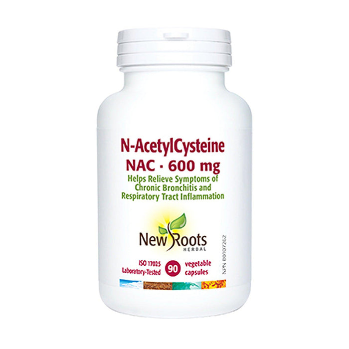 New Roots | N-Acetyl-Cysteine(NAC) 600mg Vegetarian Capsules