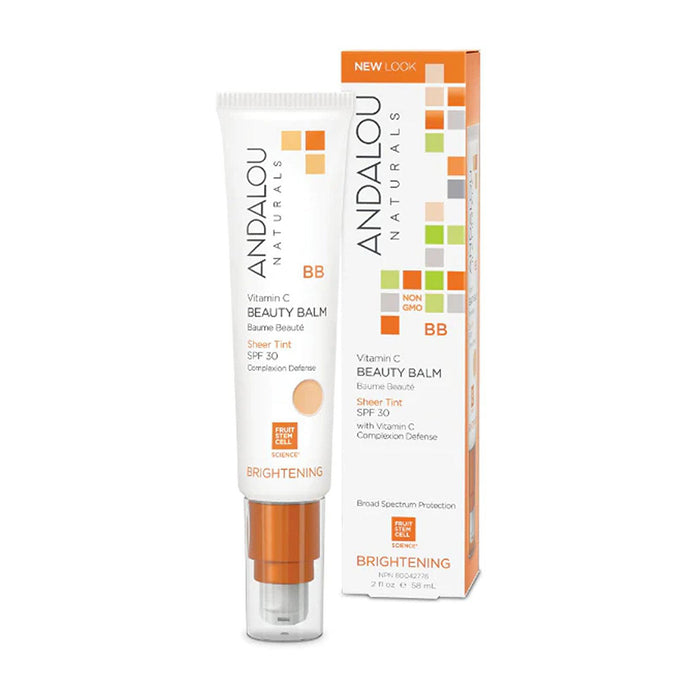Andalou Naturals | Brightening Vitamin C Sheer Tint BB Benefit Balm SPF 30