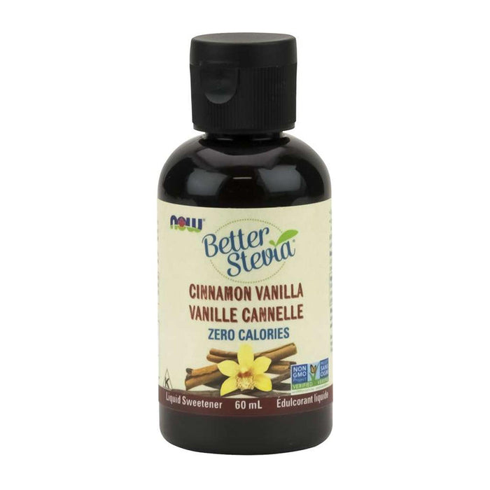 NOW | BetterStevia Zero-Cal Cinnamon Vanilla Flavoured Liquid Sweetener