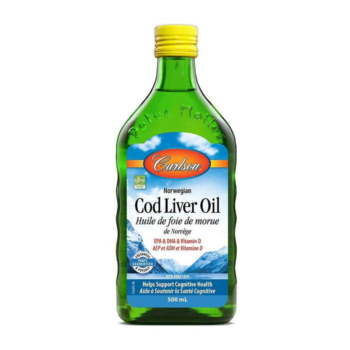Carlson | Norwegian Lemon Cod Liver Oil Liquid