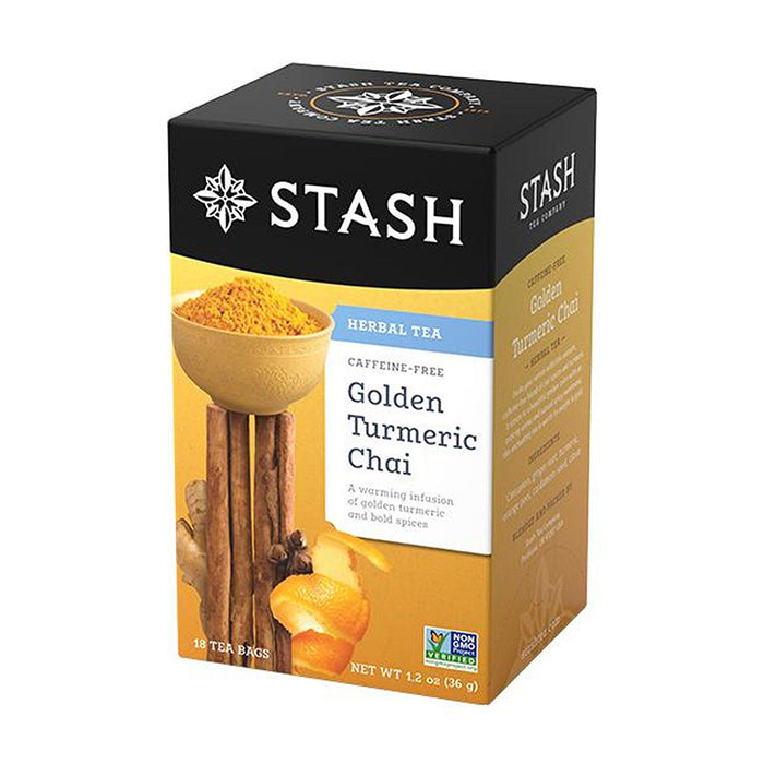 Stash | Golden Turmeric Chai Herbal Tea