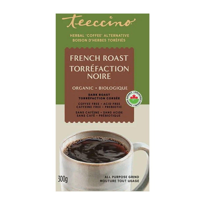 Teeccino | French Roast Ground Herbal Coffee Alternative