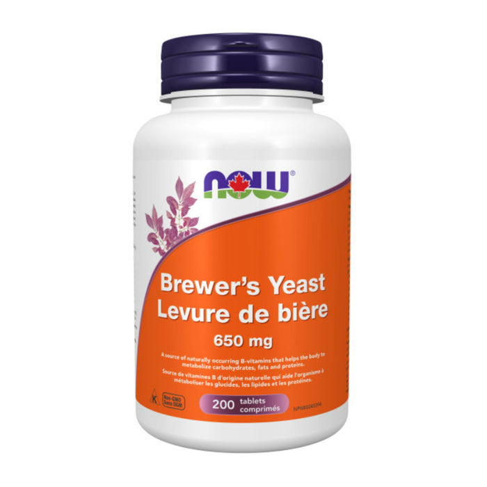 NOW | Brewer's Yeast 650mg Tablets