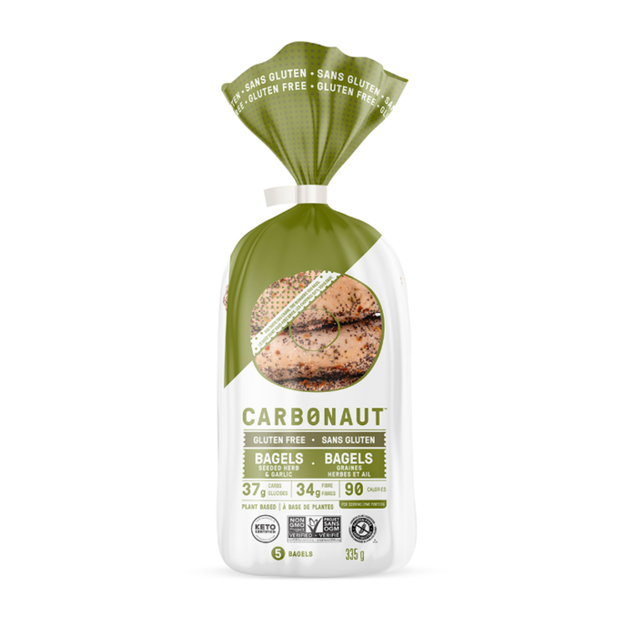Carbonaut | Seeded Herb & Garlic Bagels