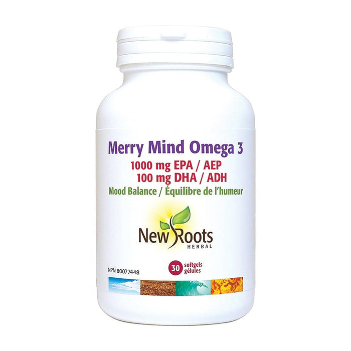 New Roots | Merry Mind Omega-3 Mood Balance Softgels