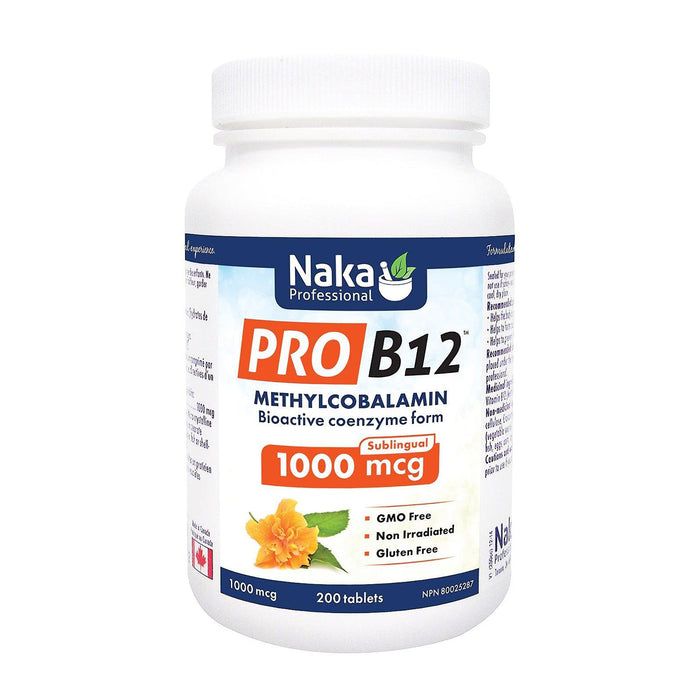 Naka | Pro B12 Methylcobalamin 1000mcg Sublingual Tablets