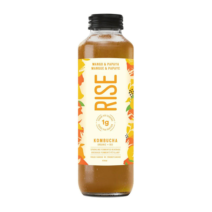 Rise | Mango & Papaya Kombucha 414ml
