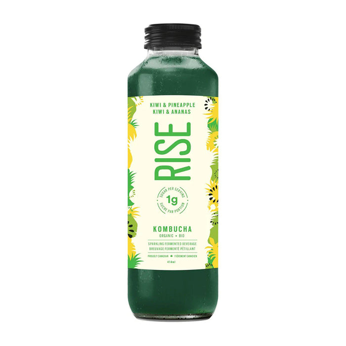 Rise | Kiwi & Pineapple Kombucha 414ml
