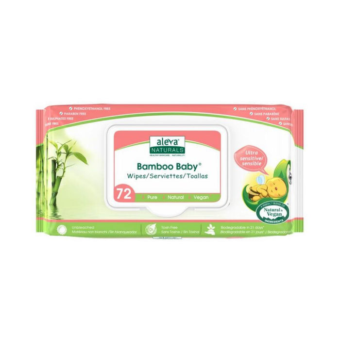 Aleva Naturals | Bamboo Baby Wipes Ultra Sensitive