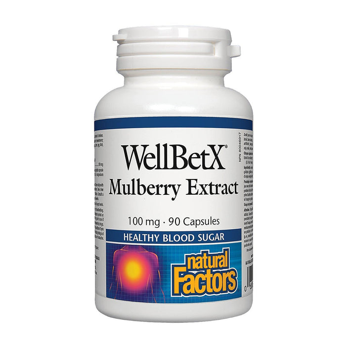 Natural Factors | WellBetX Mulberry Extract 100mg Capsules