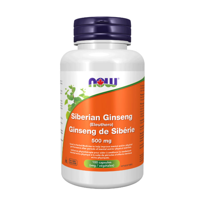 NOW | Siberian Ginseng (Eleuthero) 500mg Vegetarian Capsules