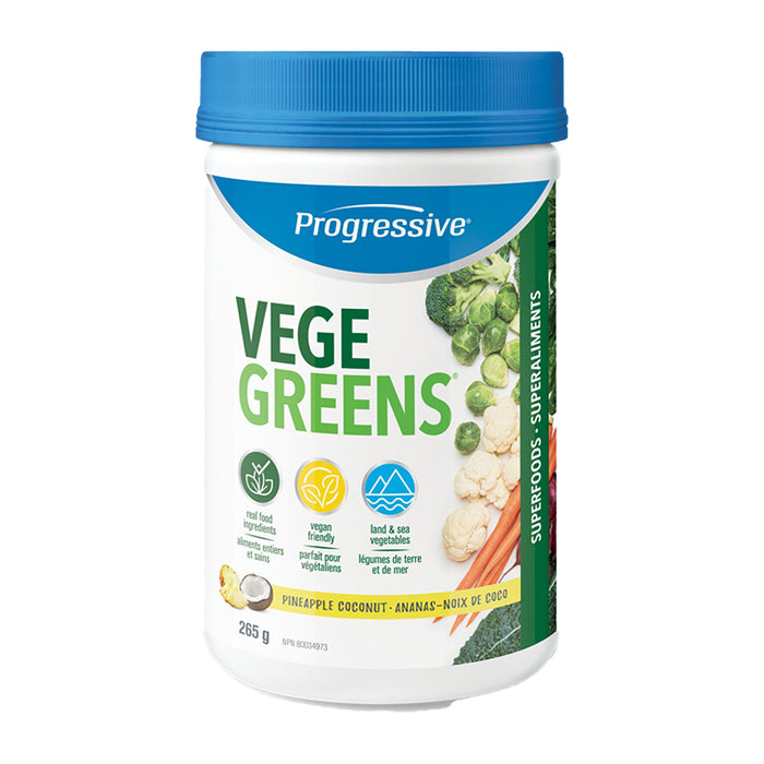 Progressive | Pineapple Coconut Vegegreens Powder