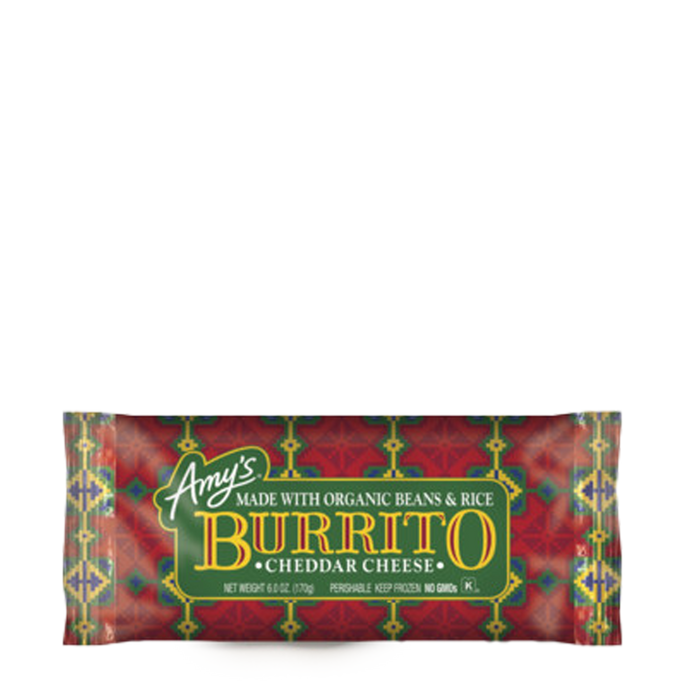 Amy's | Cheddar Cheese & Bean Burrito