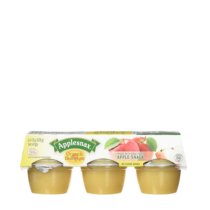 Applesnax | Organic No Added Sugar Apple Sauce Cups