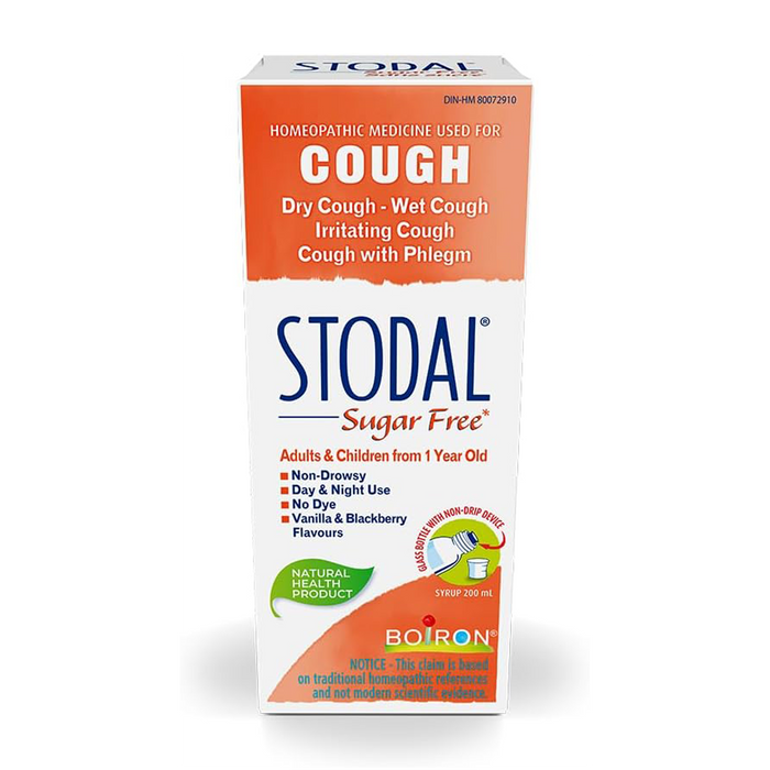 Boiron | Stodal Adult Sugar Free Cough Syrup