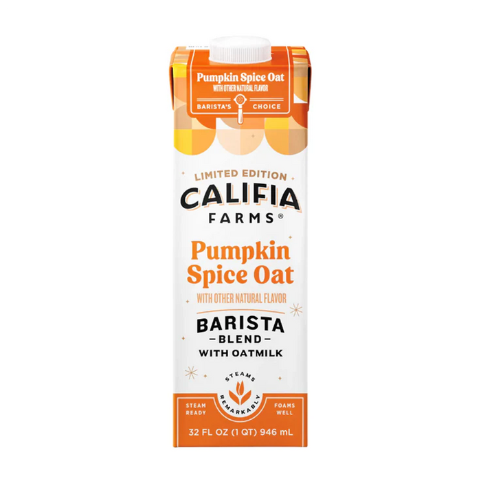 Califia Farms | Pumpkin Spice Oat Barista Blend Beverage 946ml
