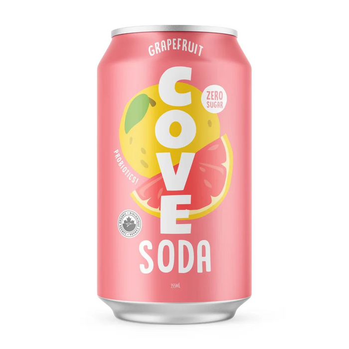 Cove Soda | Organic Grapefruit Soda 355ml