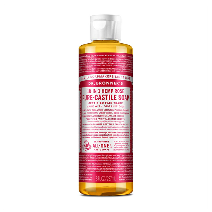 Dr. Bronner's | Rose Pure Castile Liquid Soap