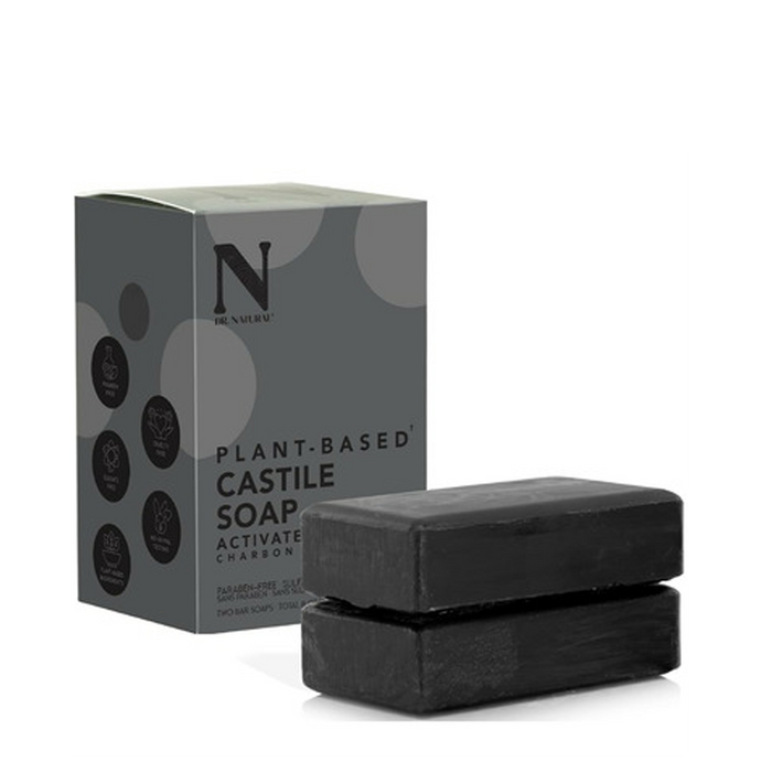 Dr. Natural | Plant-Based Activated Charcoal Castile Bar Soap 226g