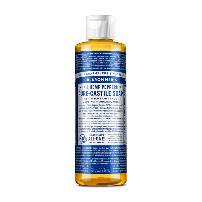 Dr. Bronner's | Peppermint Pure Castile Liquid Soap