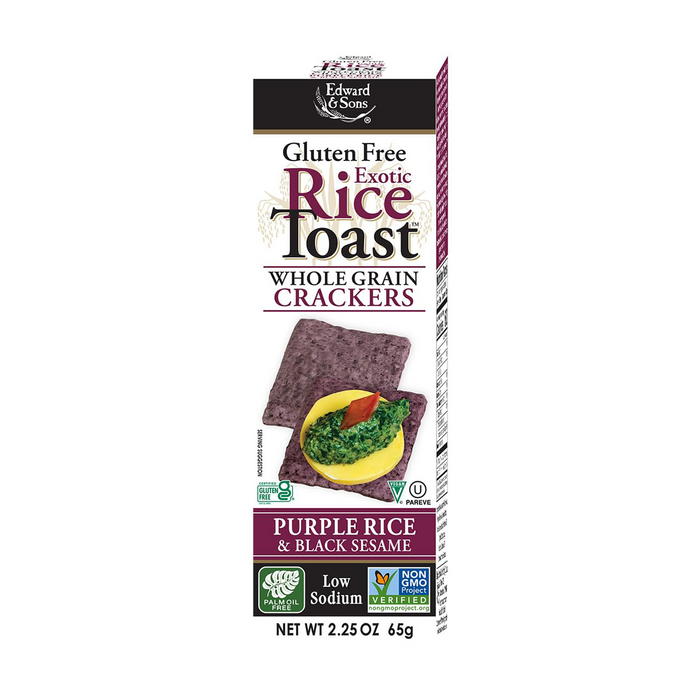 Edward & Sons | Purple Rice & Black Sesame Exotic Rice Toast