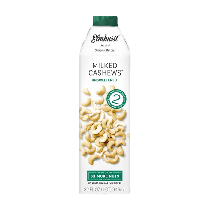 Elmhurst | Cashew Milk Unsweetened 946ml