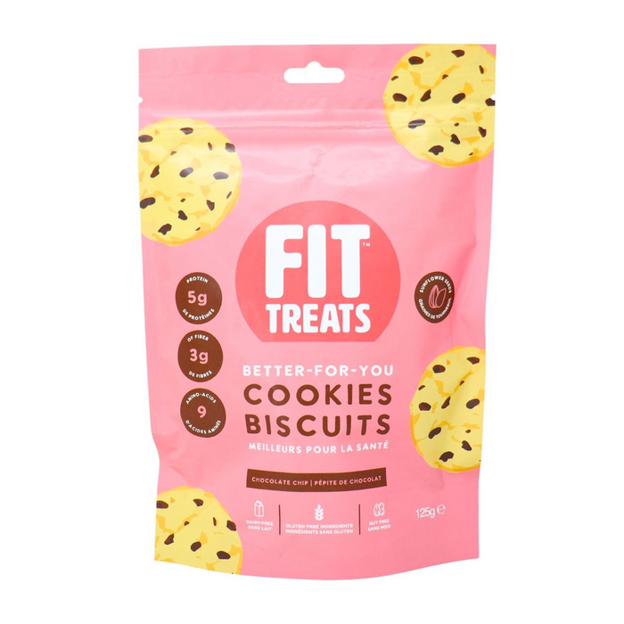 Fit Treats | Chocolate Chip Better-For-You Cookies 125g