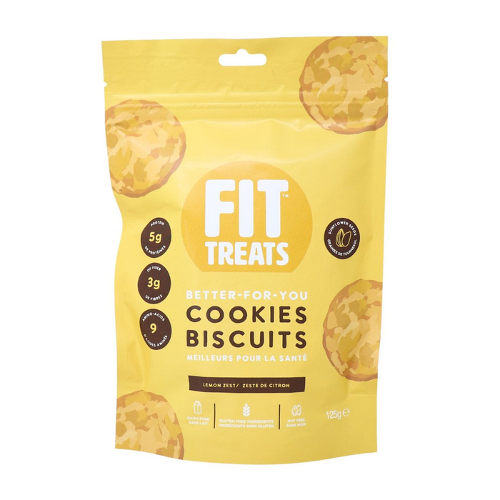 Fit Treats | Lemon Zest Better-For-You Cookies 125g