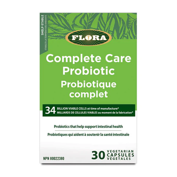 Flora | Complete Care Shelf Stable Probiotic Vegetarian Capsules