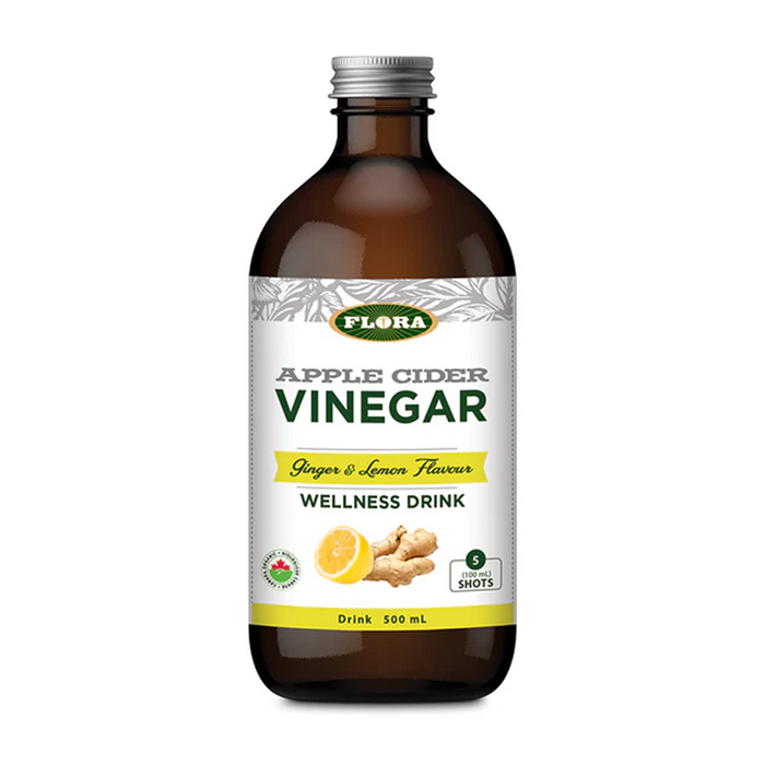 Flora | Ginger & Lemon Apple Cider Vinegar Wellness Drink