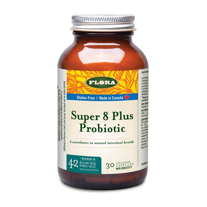 Flora | Super 8 Plus Probiotic Vegetarian Capsules