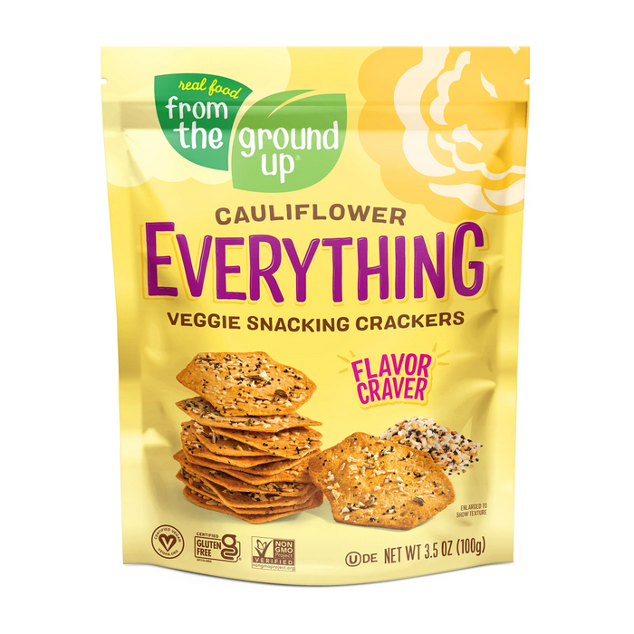 From The Ground Up | Everything Flavour Cauliflower Crackers