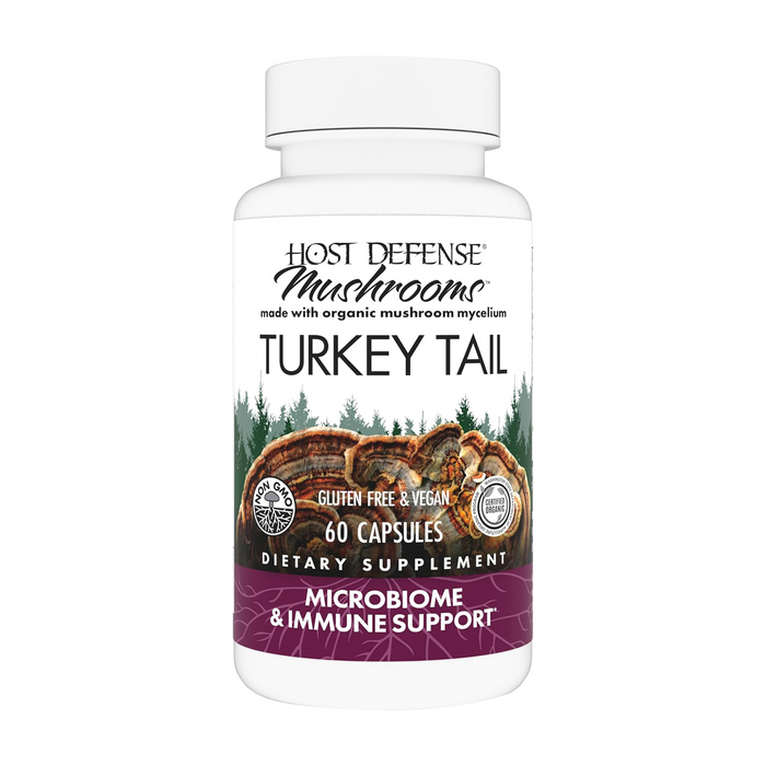 Host Defense | Turkey Tail Vegetarian Capsules 60's